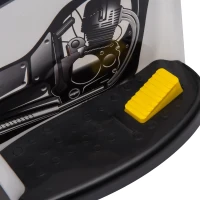 HOMCOM Moto Elettrica 6V per Bambini 18-36 Mesi con 3 Grandi Ruote, Luci e Suoni Realistici, Bianco, 80x35x52cm(m-9)