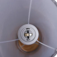 HomCom Lampa de Sol a Stelo cu Tulpina Lampa pentru Salon cu Abajur de Stofa 15x15x120cm(m-8)