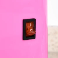 HOMCOM Aparat pentru Vată de Zahăr din Plastic Roz(m-12)