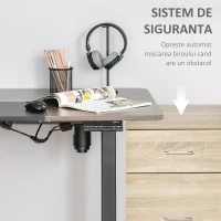 Vinsetto Birou Serviciu care se Inalta cu 4 Inaltimi cu Reglare Electrica(m-4)