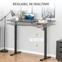 Vinsetto Birou Serviciu care se Inalta cu 4 Inaltimi cu Reglare Electrica(m-5)