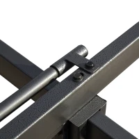 Outsunny 3x3 (m) Metal Pergola Gazebo Awning Retractable Canopy Outdoor Garden Sun Shade Shelter Marquee Party BBQ Grey(m-7)