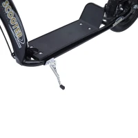 HOMCOM Teen Push Scooter Kids Children Stunt Scooter w/ 12" EVA Tyres, Black(m-9)