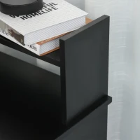 HOMCOM Modern Wooden Computer Desk Workstation with Keyboard Tray, Drawer & Monitor Stand for Home Office, Study(m-11)