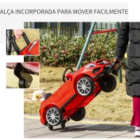 HOMCOM Carro Eléctrico Mercedes Benz para Crianças acima de 3 Anos com Controlo Remoto MP3 USB Luzes e Sons 100x58x46cm Vermelho(m-8)