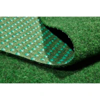 Outsunny Kunstrasen Drainage-Noppen Grün 400 x 200 x 0,7 cm(m-1)