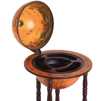 HOMCOM minibar vintage, glob pamantesc, Ф44x87cm(m-8)