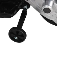 HOMCOM Moto Elettrica per Bambini 3-8 Anni con Licenza BMW, Velocità 2.5-5Km/h, Motocicletta Elettrica con Batteria 12V, Rotelle e Luci, 110x47x69 cm, Nero e Bianco(m-9)