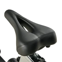 HOMCOM Indoor Exercise Bike, Stationary Bike, Cycling Machine with Adjustable Seat & Resistance, Wheels, 18kg Flywheel, Cup Holder and LCD Monitor(m-4)