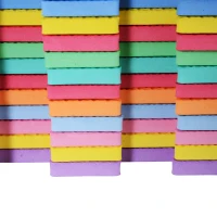 HOMCOM covor puzzle pentru copii, 36 piese, multicolor(m-10)