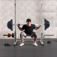 Homcom Set Haltere & Bara 170cm, 70kg cu discuri reglabile pentru antrenamente(m-2)
