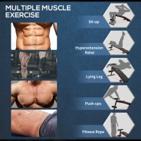 Homcom Banca Sit-Up Pliabila – Reglabila pentru Antrenamente Acasa(m-5)