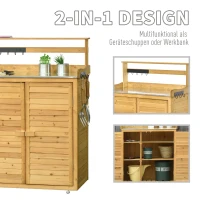 Outsunny tuinkast gereedschapsschuur(m-6)