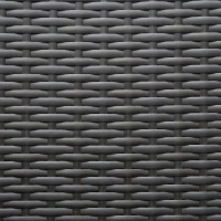 Outsunny Rattan Storage Box Outdoor Indoor Wicker Cabinet Chest Garden Furniture 118 x 54 x 59cm - Dark Brown(m-8)