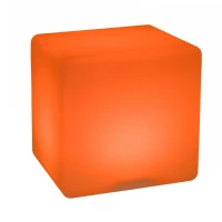 HOMCOM 30cm Cube LED Light 16 RGB Color Changing & 4 Lighting Effects IP54 Certificated Waterproof w/ Remote Control Versatile Use For Indoor Outdoor(m-10)