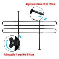 PawHut Grila de Protectie Reglabila pentru Animale Domestice pentru Masina, Negru(m-6)