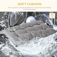 PawHut Raised Pet Bed for Medium Dogs w/ Washable Cushion, Grey(m-6)