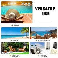 Outsunny 2 Seater Rattan Bistro Set, Steel-Black(m-7)