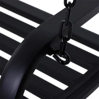 Outsunny Balansoar Suspendat de Gradina din Metal Negru(m-14)