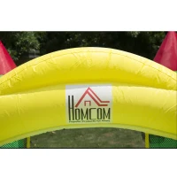 HOMCOM Nylon Inflatable Bouncy Castle Multi-Colour(m-8)