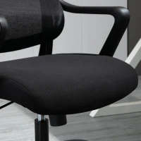 Vinsetto Fauteuil de bureau manager ergonomique hauteur assise réglable pivotant 360° maille polyester noir(m-9)