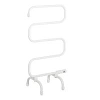 HOMCOM Elektrische handdoekenhouder handdoekenverwarmer radiator vrijstaand beige(m-11)