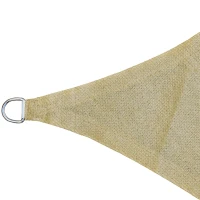 Outsunny Sonnensegel Sonnendach Sonnenschutz Rechtecke HDPE Beige 3 x 4 m(m-6)