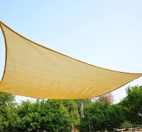 Outsunny Sonnensegel Sonnendach Sonnenschutz Rechtecke HDPE Beige 3 x 4 m(m-8)