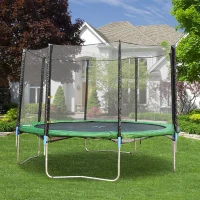 HOMCOM Filet de securite pour trampoline 12ft diametre 366 cm(m-2)