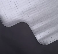 HOMCOM Office Carpet Protector Chair Mat Clear Spike Non Slip Studs Frosted Lipped(m-7)