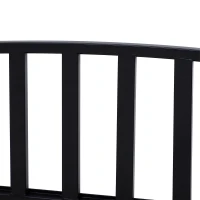 Outsunny Balansoar Suspendat de Gradina din Metal Negru(m-10)