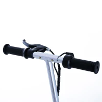 HOMCOM trotineta electrica, scaun inclus, 78×40×96cm, roz(m-9)