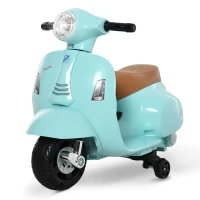 VESPA motocykl elektryczny motocykl dla dzieci pojazd elektryczny od 3 do 6 lat kolor zielony(m-1)