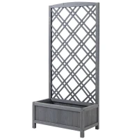 Outsunny skrzynia na rośliny 60 cm x 30 cm x 122,5 cm(m-11)