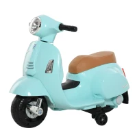 VESPA motocykl elektryczny motocykl dla dzieci pojazd elektryczny od 3 do 6 lat kolor zielony(m-11)
