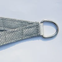 Outsunny Sonnensegel Sonnendach Sonnenschutz Dreiecke HDPE Grau 4 x 4 x 4 m(m-5)