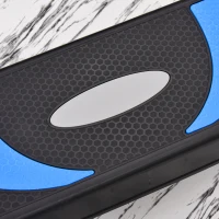 HOMCOM Step para Exercício Aeróbico Plataforma Step com Altura Ajustável em 3 Níveis com Carga Máxima 150kg para Exercício em Academia Casa 80x31x10-20cm Azul(m-11)