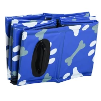 PawHut Piscina pentru Câini cu greutatea până la 25kg din Plastic pentru Grădină Φ80x20cm(m-10)