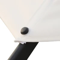 Outsunny Guarda-sol excêntrico  Φ294x248 Al cm com Manivela Tecido de Poliéster Resistente Aos UV Grande e estável(m-8)