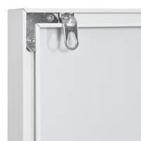 HOMCOM Full Length Mirror, 120x35cm Wall Mirror, Rectangle Dressing Mirror, Long Mirror for Bedroom, Living Room, White(m-9)