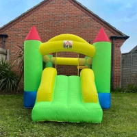 HOMCOM Nylon Inflatable Bouncy Castle Multi-Colour(m-11)