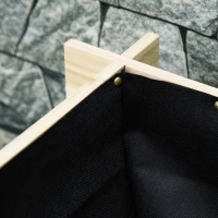 Patul de gradina inaltat Outsunny Cutie de flori cu 3 niveluri cu 9 grile de crestere si tesatura netesuta pentru legume, flori, verdeata, Utilizare in interior si la exterior(m-7)