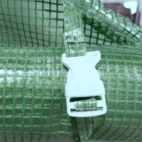 Outsunny Walk in Polytunnel Greenhouse with Windows and Door for Garden, Backyard (3 x 2M)(m-10)