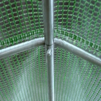 Outsunny Walk in Polytunnel Greenhouse with Windows and Door for Garden, Backyard (3 x 2M)(m-8)