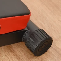 HOMCOM Banco de pesos banco abdominal pesos multifuncional alongamento de braço para fitness com 2 cordas expansoras de aço(m-5)