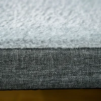 PawHut Cama para Perros Elevada 63,5x49x38,5 cm Sofá Cama para Mascotas con Cojines Extraíbles Lavables para Perros Gatos Medianos y Pequeños Carga 10 kg Gris(m-8)