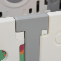 HomCom gard 16 piese delimitare trecere copii,190x150x64cm(m-12)