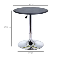 Homcom Masuta Bar Rotunda – Reglabila & Rotativa 360°(m-3)