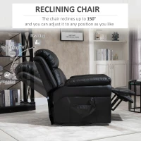 HomCom fotoliu rabatabil, cu telecomanda, 96x93x103 cm(m-7)