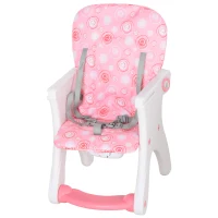 HOMCOM HDPE 3-in-1 Baby Booster High Chair Pink(m-12)